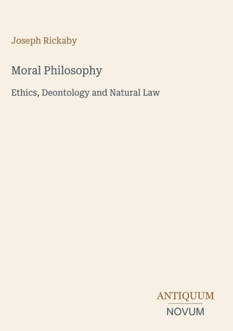 Moral Philosophy