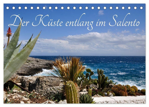 Der Küste entlang im Salento (Tischkalender 2027 DIN A5 quer), CALVENDO Monatskalender