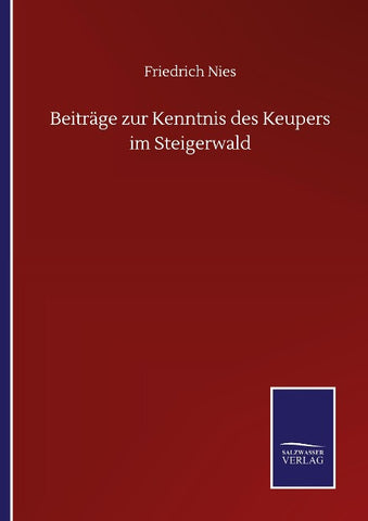 Beiträge zur Kenntnis des Keupers im Steigerwald