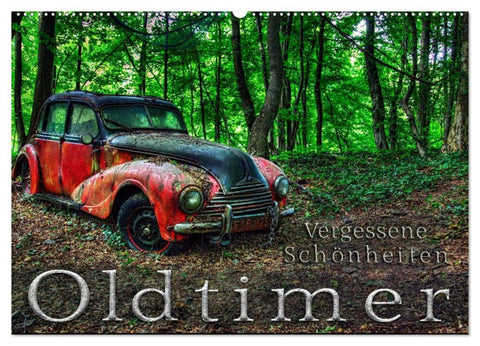 Oldtimer - Vergessene Schönheiten (Wandkalender 2026 DIN A2 quer), CALVENDO Monatskalender