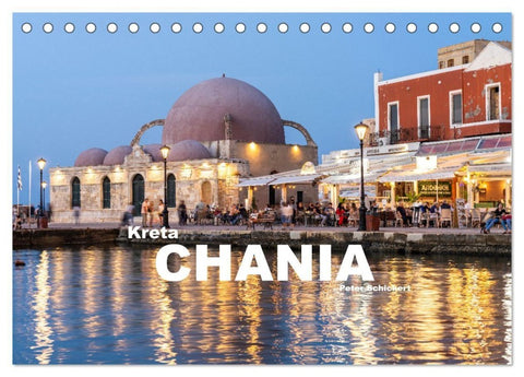 Kreta - Chania (Tischkalender 2027 DIN A5 quer), CALVENDO Monatskalender