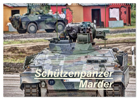 Schützenpanzer Marder (Wandkalender 2027 DIN A2 quer), CALVENDO Monatskalender