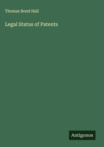 Legal Status of Patents