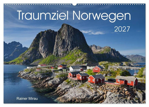 Traumziel Norwegen 2027 (Wandkalender 2027 DIN A2 quer), CALVENDO Monatskalender