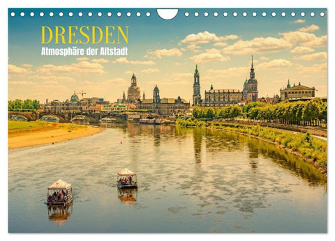 Dresden, Atmosphäre der Altstadt (Wandkalender 2026 DIN A4 quer), CALVENDO Monatskalender