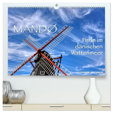 Mandø - Perle im dänischen Wattenmeer (hochwertiger Premium Wandkalender 2027 DIN A2 quer), Kunstdruck in Hochglanz