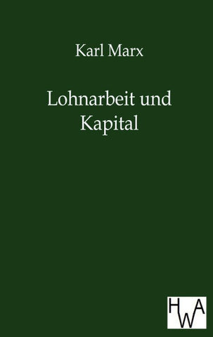 Lohnarbeit und Kapital