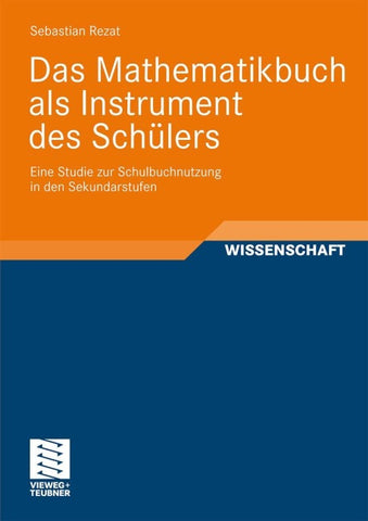 Das Mathematikbuch als Instrument des Schülers