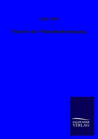Theorie der Planetenbewegung