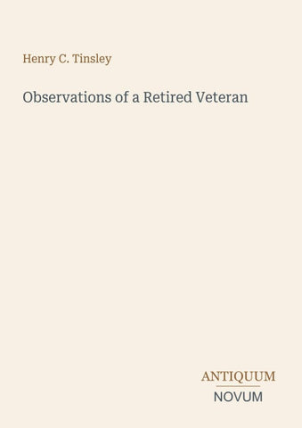 Observations of a Retired Veteran