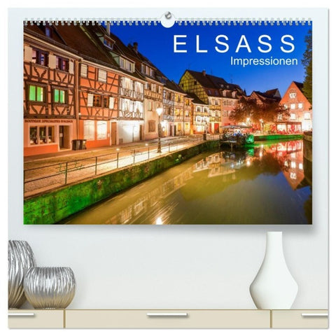 E L S A S S Impressionen (hochwertiger Premium Wandkalender 2027 DIN A2 quer), Kunstdruck in Hochglanz