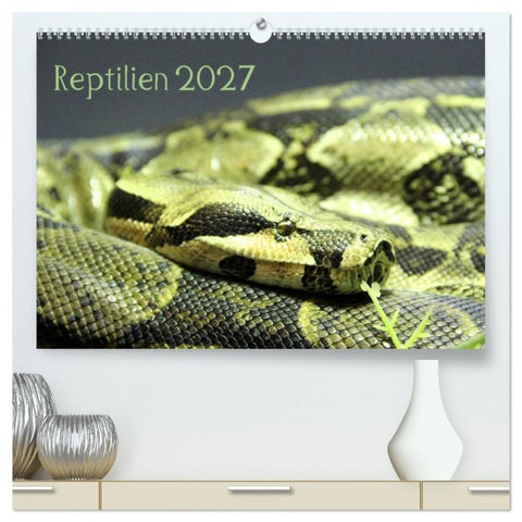 Reptilien 2027 (hochwertiger Premium Wandkalender 2027 DIN A2 quer), Kunstdruck in Hochglanz