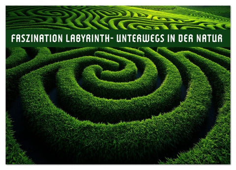Faszination LABYRINTH - unterwegs in der Natur (Wandkalender 2026 DIN A2 quer), CALVENDO Monatskalender