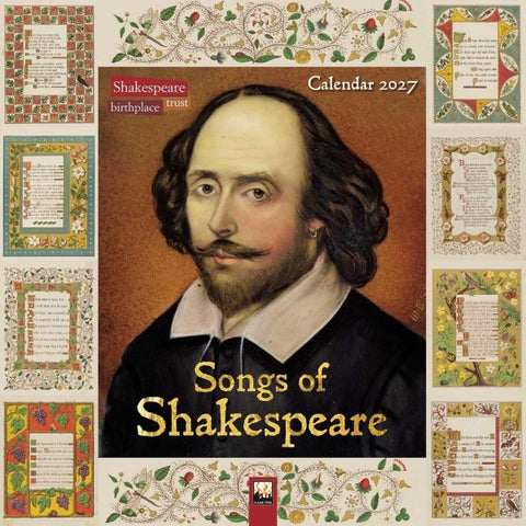 Songs of Shakespeare – Shakespeare Lieder 2027 – Original Flame Tree Publishing-Kalender [Kalender]
