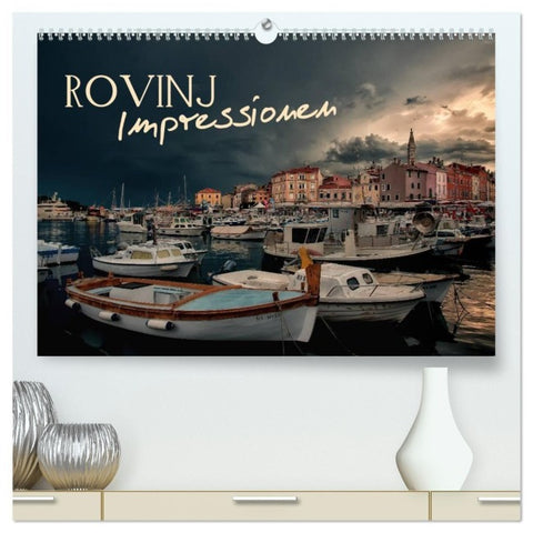 Rovinj Impressionen (hochwertiger Premium Wandkalender 2027 DIN A2 quer), Kunstdruck in Hochglanz