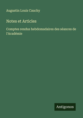 Notes et Articles
