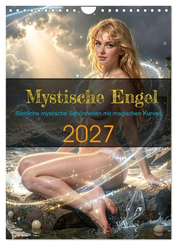 Mystische Engel (Wandkalender 2027 DIN A4 hoch), CALVENDO Monatskalender