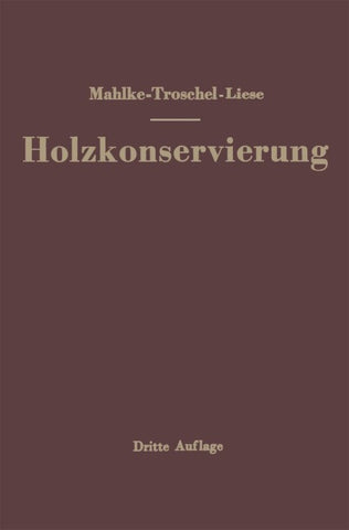 Handbuch der Holzkonservierung
