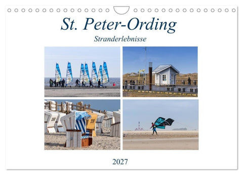 St. Peter-Ording Stranderlebnisse (Wandkalender 2027 DIN A4 quer), CALVENDO Monatskalender