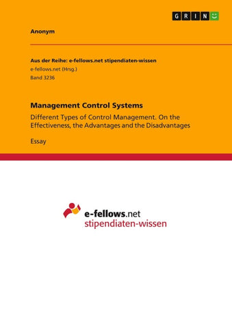 Management Control Systems