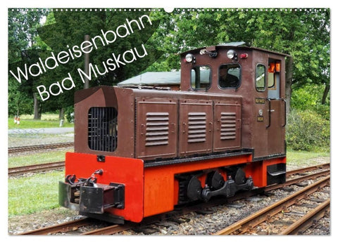 Waldeisenbahn Bad Muskau (Wandkalender 2027 DIN A2 quer), CALVENDO Monatskalender