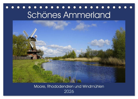 Schönes Ammerland (Tischkalender 2026 DIN A5 quer), CALVENDO Monatskalender