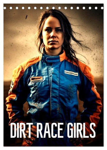 Dirt Race Girls (Tischkalender 2027 DIN A5 hoch), CALVENDO Monatskalender