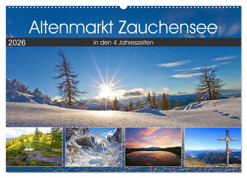 Altenmarkt Zauchensee (Wandkalender 2026 DIN A2 quer), CALVENDO Monatskalender