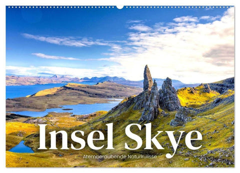 Insel Skye - Atemberaubende Naturkulisse (Wandkalender 2027 DIN A2 quer), CALVENDO Monatskalender