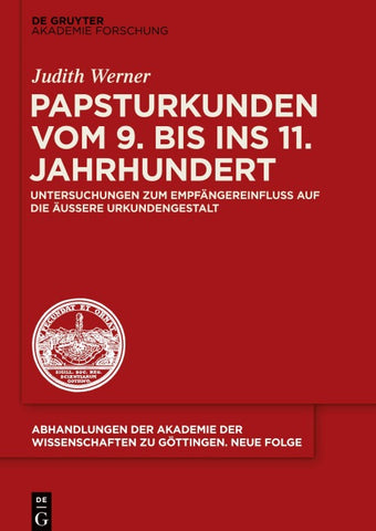 Papsturkunden vom 9. bis ins 11. Jahrhundert