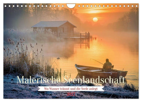 Malerische Seenlandschaft (Wandkalender 2027 DIN A4 quer), CALVENDO Monatskalender