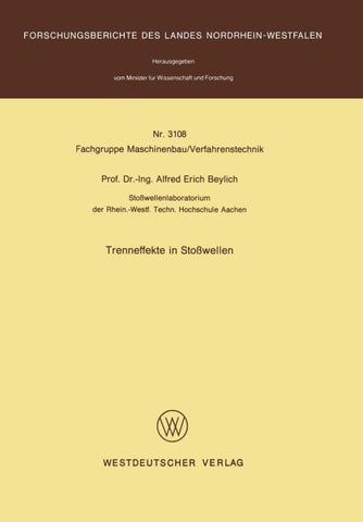 Trenneffekte in Stoßwellen