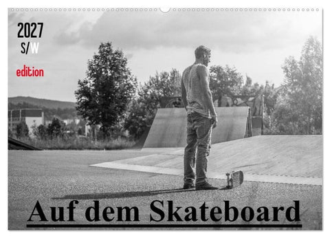 Auf dem Skateboard (Wandkalender 2027 DIN A2 quer), CALVENDO Monatskalender