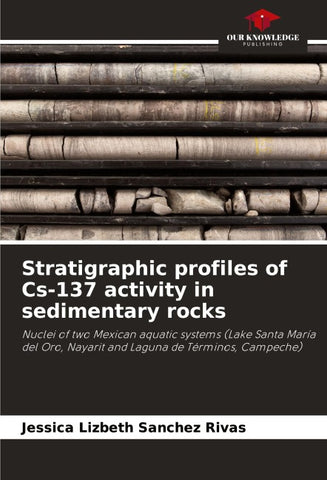Stratigraphic profiles of Cs-137 activity in sedimentary rocks