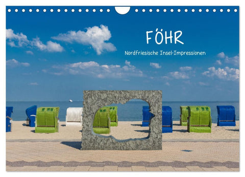 Föhr - Nordfriesische Insel Impressionen (Wandkalender 2026 DIN A4 quer), CALVENDO Monatskalender