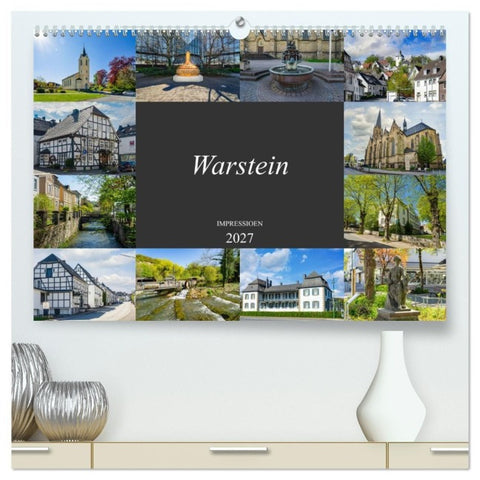 Warstein Impressionen (hochwertiger Premium Wandkalender 2027 DIN A2 quer), Kunstdruck in Hochglanz