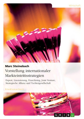 Vorstellung internationaler Markteintrittsstrategien