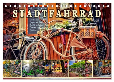 Stadtfahrrad (Tischkalender 2026 DIN A5 quer), CALVENDO Monatskalender