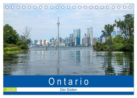 Ontario - Der Süden (Tischkalender 2026 DIN A5 quer), CALVENDO Monatskalender