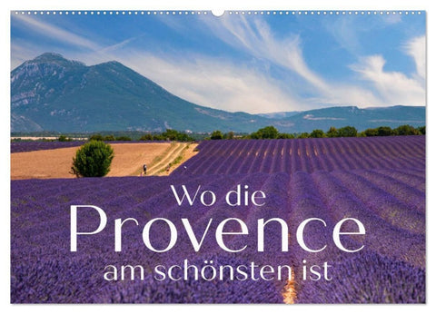 Wo die Provence am schönsten ist (Wandkalender 2027 DIN A2 quer), CALVENDO Monatskalender