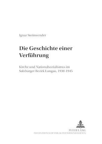 Die Geschichte einer Verfuehrung