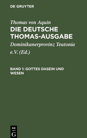 Gottes Dasein und Wesen