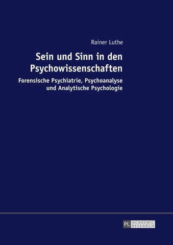 Sein und Sinn in den Psychowissenschaften