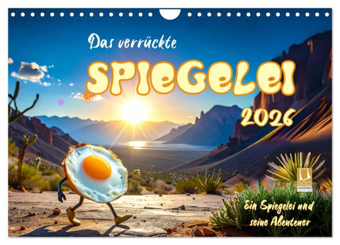 Das verrückte Spiegelei (Wandkalender 2027 DIN A4 quer), CALVENDO Monatskalender