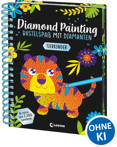 Diamond Painting - Bastelspaß mit Diamanten - Tierkinder