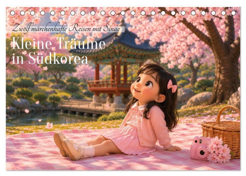 Kleine Träume in Korea (Tischkalender 2027 DIN A5 quer), CALVENDO Monatskalender
