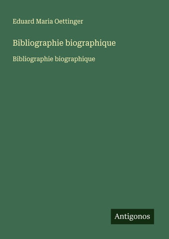 Bibliographie biographique