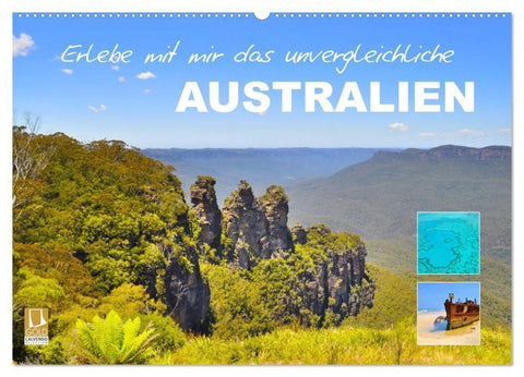 Erlebe mit mir das unvergleichliche Australien (Wandkalender 2027 DIN A2 quer), CALVENDO Monatskalender