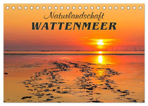 Naturlandschaft WATTENMEER (Tischkalender 2027 DIN A5 quer), CALVENDO Monatskalender