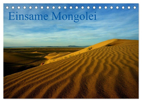 Einsame Mongolei (Tischkalender 2027 DIN A5 quer), CALVENDO Monatskalender